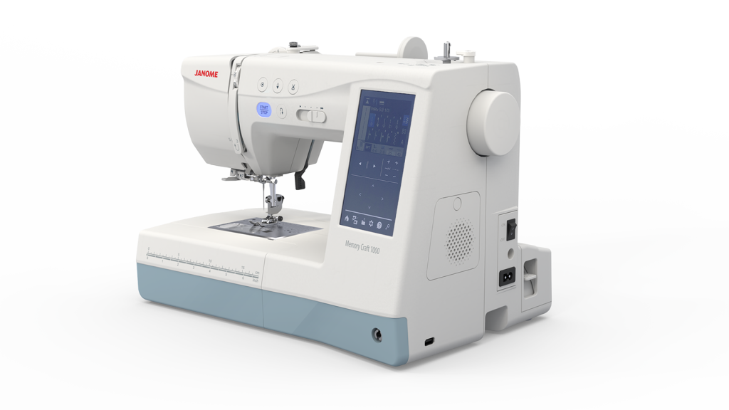 Memory Craft 1000 compacte naaimachine met 300 naaiprogramma’s en 241 borduurpatronen