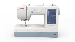 JANOME MC1000 naai- en borduurmachine met LCD-scherm en borduureenheid