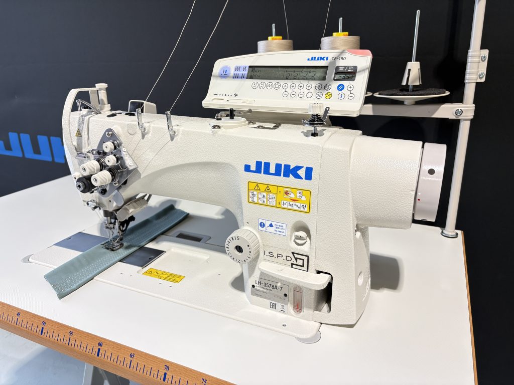 JUKI LH-3578A-7 industriële 2-naald lockstitch naaimachine voor jeans en workwear