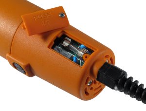 Rasor Optima 703 elektrische handsnijder met 70 mm rond mes voor textiel en technische stoffen